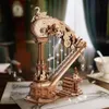 Puzzle 3D, Boîte à musique Harpe Magique, Bois, ROKR, 350 Voir les images du produit 9