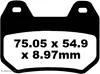Pastiglie freno EBC Standard FA304 per BMW Anteprima dell’immagine prodotto 5