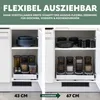 sada 2 teleskopických zásuvek bremermann - výsuvná, šířka Náhled obrázku produktu 3