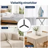 8x verstellbare Bettlakenspanner mit Metallclips, H0525 Produktbild-Vorschau 8