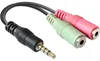 DeLOCK 3,5mm/2 x 3,5mm, 3,5mm, 2 x 3,5mm Voir les images du produit 1