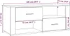 vidaXL TV skříňka Sonoma dub 100x35x40 cm odvozený výrobek Náhled obrázku produktu 7
