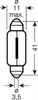 Osram gloeilamp, kentekenverlichting, type 6413 Productafbeelding-voorbeeld 17