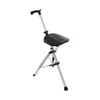 Gehstock mit Sitz Klappbarer Schwarz Gehstockstuhl Produktbild-Vorschau 7