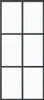 vidaXL Schiebetür ESG-Glas und Aluminium 90x205 cm Schwarz Produktbild-Vorschau 7
