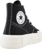 A black Converse Chuck Taylor All Star Cruise sneaker is shown from the side and back. Produktbild-Vorschau