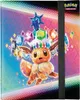 A binder with a Pokemon theme, featuring Eevee surrounded by colorful gems and a star-shaped object. Produktbild-Vorschau