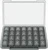WELLGRO Tablettenbox für 7 Tage - Pillendose je 4 Fächer Produktbild-Vorschau 1