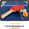 Best Sporting Tischtennisset 2 Tischtennisschläger 3 Bälle Produktbild-Vorschau 4