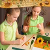 500 Stück Pfeifenreiniger - 30 cm - Farbige - Sonnenblume - Produktbild-Vorschau 3