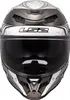 Integralhelm LS2 FF807 DRAGON Enthum Poliertes Silber größe Produktbild-Vorschau 5
