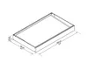 Tenda da sole trasparente 160x95cm grigio scuro Palram Anteprima dell’immagine prodotto 13