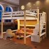Lit mezzanine Merax 140x200 cm, lit superposé avec LED, lit Voir les images du produit 1
