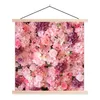 MuchoWow® Textilposter Blumen - Rosa - Rosen 120x120 cm mit Produktbild-Vorschau 1