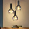 ZMH Pendelleuchte Esstisch Hängelampe Glas 3 Flammig Produktbild-Vorschau 1