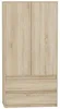 Framire Kleiderschrank - Eiche Sonoma - 90 x 51 x 180 cm - Produktbild-Vorschau 4