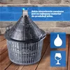 KADAX Glasballon mit Kunststoffkorb "Alatri", schmale Produktbild-Vorschau 6