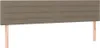 vidaXL Boxspringbett mit Matratze Taupe 200x200 cm Stoff Produktbild-Vorschau 5