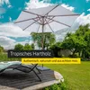 Sonnenschirm Holz 3m rund Garten knickbar UV-Schutz Produktbild-Vorschau 4