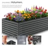 Zvýšený záhon Blomma od tectake, pozinkovaná ocel, 200 × Náhled obrázku produktu 3