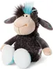 A plush toy sheep sitting down. Podgląd zdjęcia produktu