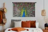 MuchoWow® Wandteppich Wandbehang Pfau - Federn - Augen Produktbild-Vorschau 4
