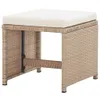 vidaXL Sgabello da giardino 2 pezzi con cuscino di seduta Anteprima dell’immagine prodotto 11