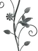 DanDiBo Rankhilfe mit Blumen Rankgitter aus Metall H-110 cm Produktbild-Vorschau 3