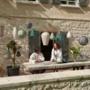 LUMIZ Lampion Solarlampe Round 30 Folia Sage Green Produktbild-Vorschau 11