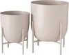 Blumentopf aus Metall KILANA, 2er-Set Produktbild-Vorschau 1