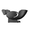 A black massage chair shown from the side. Voir les images du produit