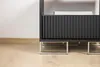 Pieds de meuble angulaires en chrome brillant, hauteur 4,5 Voir les images du produit 10