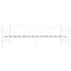 vidaXL Tagesbett-Rahmen Weiß Metall 90×200 cm Produktbild-Vorschau 3