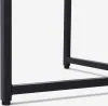 Tavolo da soggiorno moderno rotondo 90cm in metallo effetto Anteprima dell’immagine prodotto 4