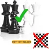 XXL grand jeu d'échecs, échecs de jardin, anti-UV - 41 cm Voir les images du produit 12