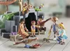 A group of children and animals in a treehouse setting. Podgląd zdjęcia produktu