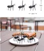 20x Piekser Ameisen Gabel Fingerfood für Party Häppchen - Produktbild-Vorschau 2