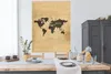 MuchoWow® Poster Weltkarte - Vintage - Zitat 120x160 cm - Produktbild-Vorschau 3