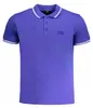 Cavalli Class Herren-T-Shirt mit Kragen Gboyega königsblau Produktbild-Vorschau 1