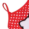 Hello Kitty Mädchen Badeanzug, roter Badeanzug, einteilig Produktbild-Vorschau 7
