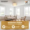 Monzana Lampada da Soffitto Plafoniera Tessuto Ø 38cm Anteprima dell’immagine prodotto 2