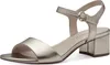 Tamaris Damen Sandalette Sandale Metallic Lack Blockabsatz Produktbild-Vorschau 11