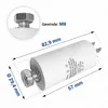 Kondensator CBB60 4,00µF 450V Universal mit Steckfahnen und Produktbild-Vorschau 3