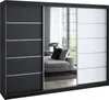 Schwebetürenschrank 200 cm, 3-türig, mit Spiegel & 4 Produktbild-Vorschau 2