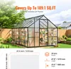 VEVOR sada 24 polykarbonátových skleníkových dosiek, Náhľad obrázku produktu 6