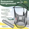 Fauteuil suspendu KESSER® avec 2 coussins, porte-boissons Voir les images du produit 2