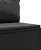 vidaXL 7-tlg. Garten-Lounge-Set mit Kissen Schwarz Poly Produktbild-Vorschau 7