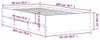 vidaXL Bettgestell mit Schubladen Braun Eichen-Optik 90x200 Produktbild-Vorschau 7