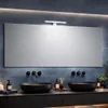 Badspiegel 120x60 mit LED Spiegelaufsteckleuchte Produktbild-Vorschau 1