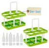 2er Set Flaschentasche Flaschenträger 6 Flaschen Produktbild-Vorschau 1